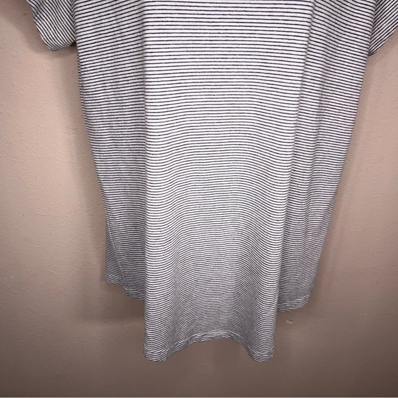 XL Alternative Apparel Black White Stripes Casual Preppy Stretch - Picture 6 of 10